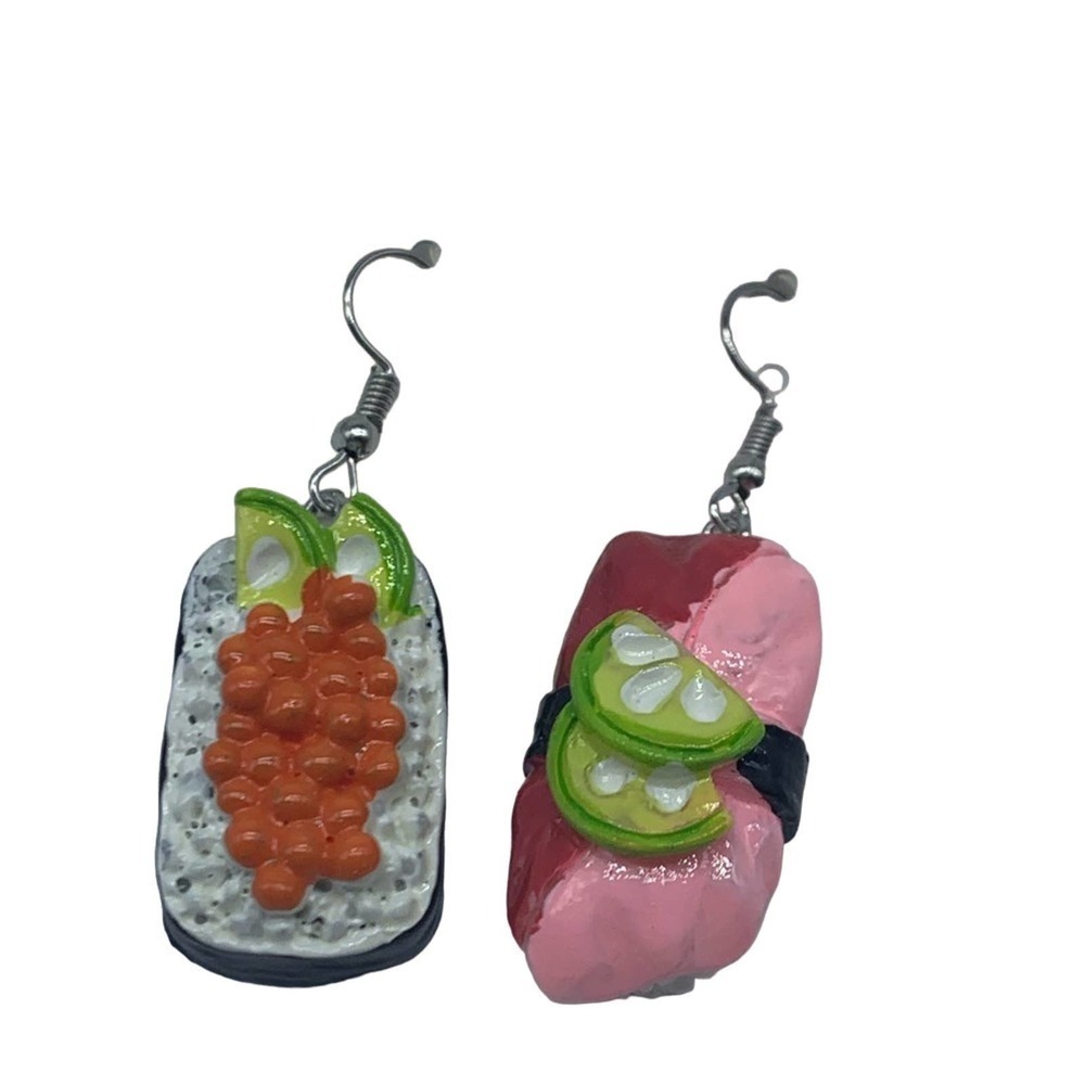 NEW sushi and fish egg earrings - Picture 2 of 16